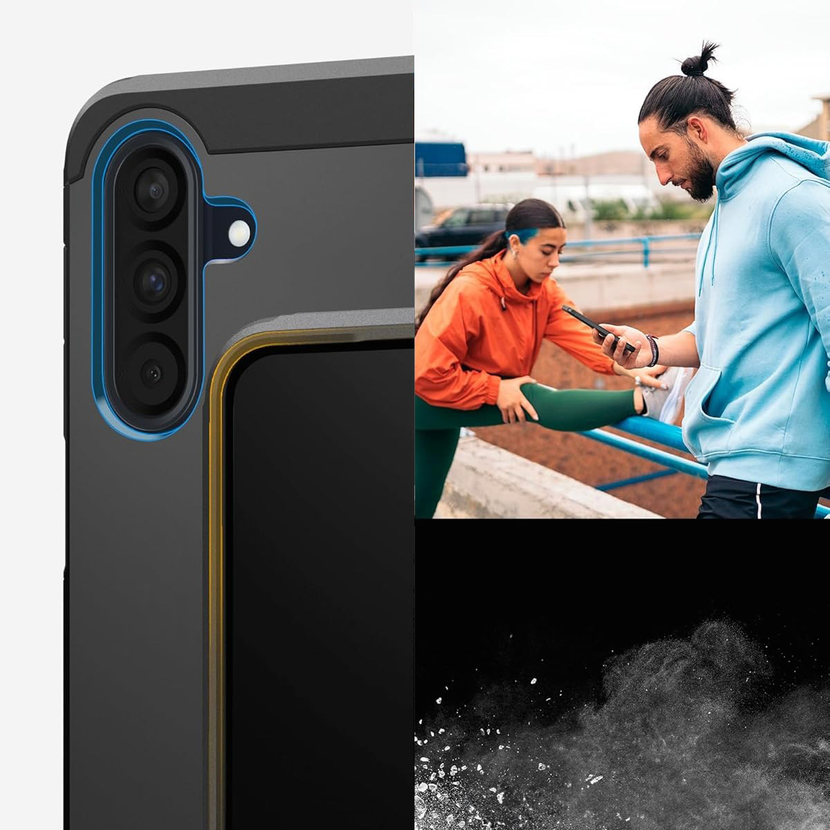 Etui Spigen Tough Armor do Samsung Galaxy A36 5G, czarne